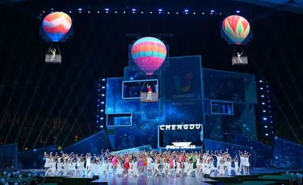 再次惊艳世界 金沙990助力成都大运会完美闭幕