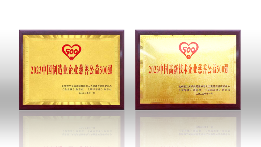 2023中国企业慈善公益500强发布 金沙990荣登两项榜单